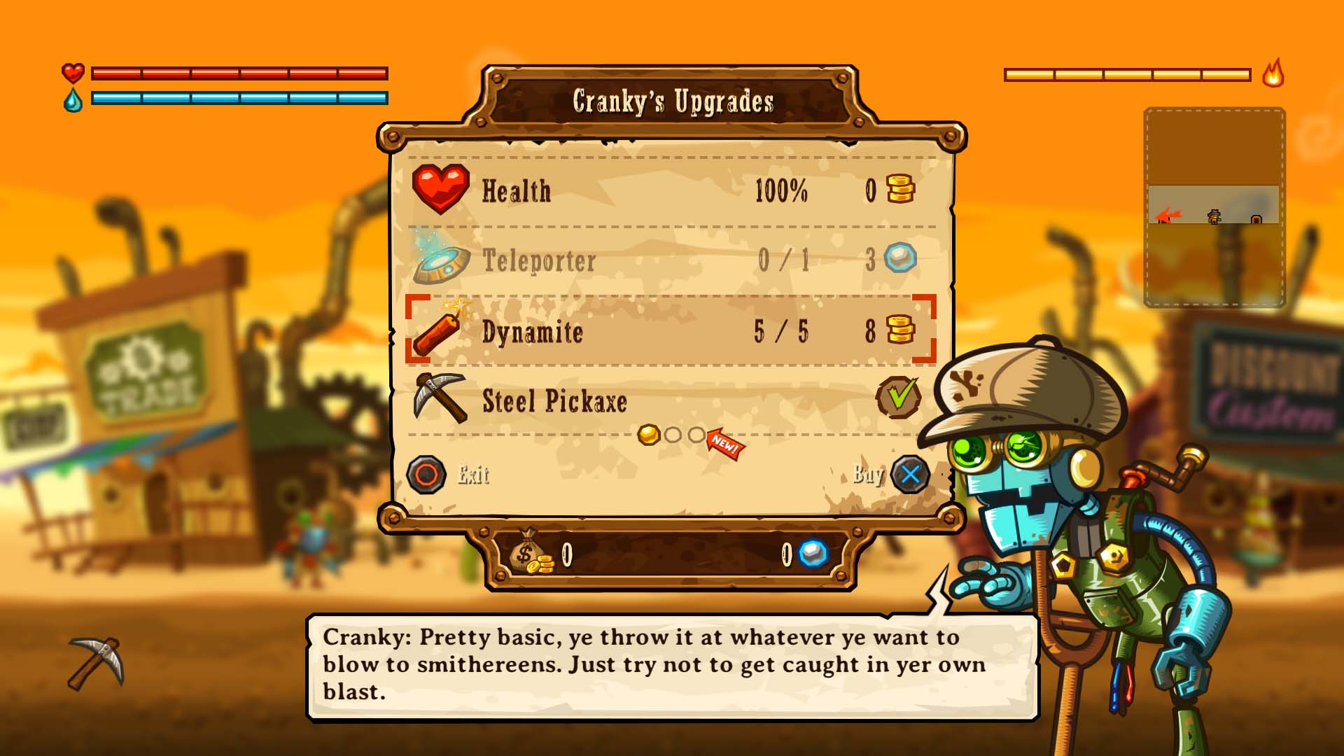 Скриншот из игры SteamWorld Dig - 46