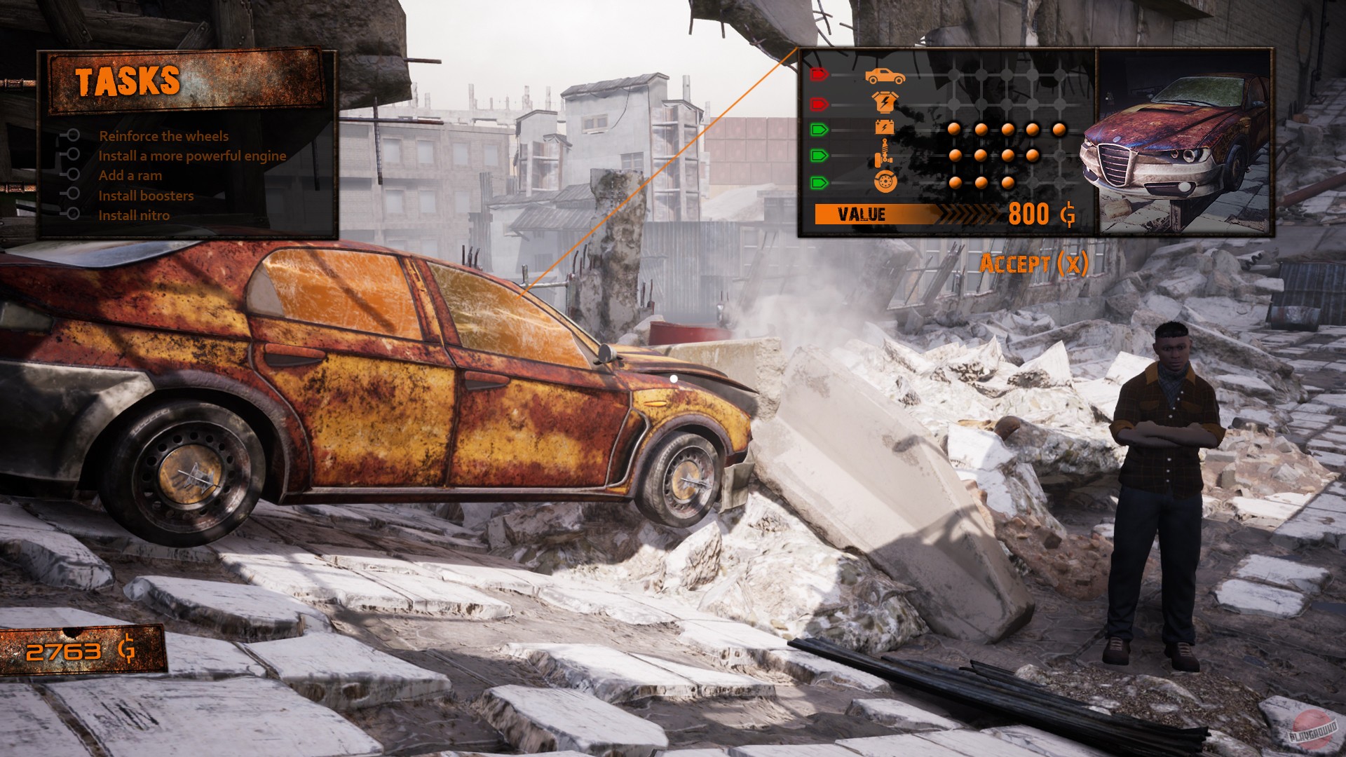 Скриншот из игры Postapo Mechanic Simulator - 5