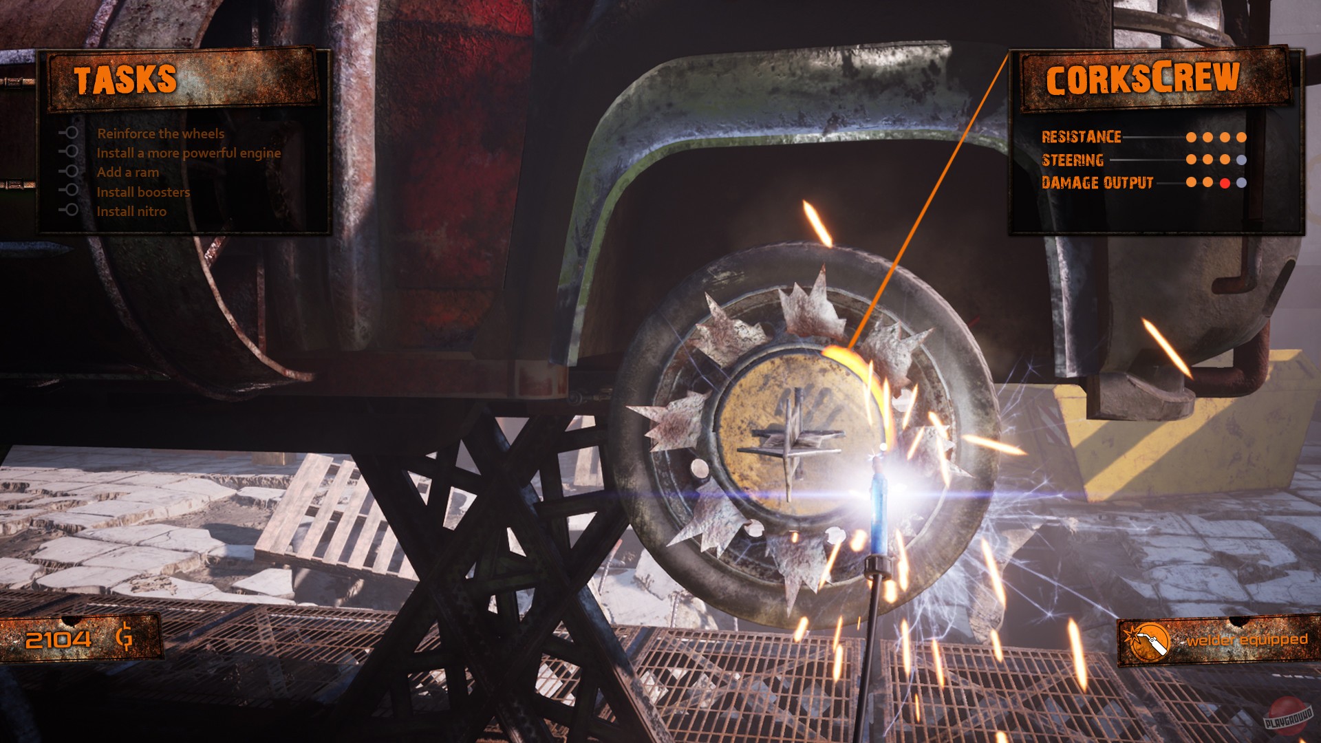 Скриншот из игры Postapo Mechanic Simulator - 3