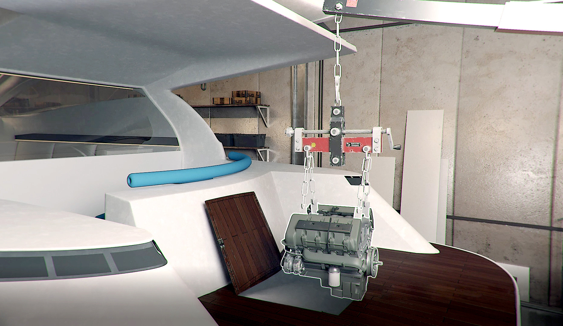 Скриншот из игры Yacht Mechanic Simulator - 14