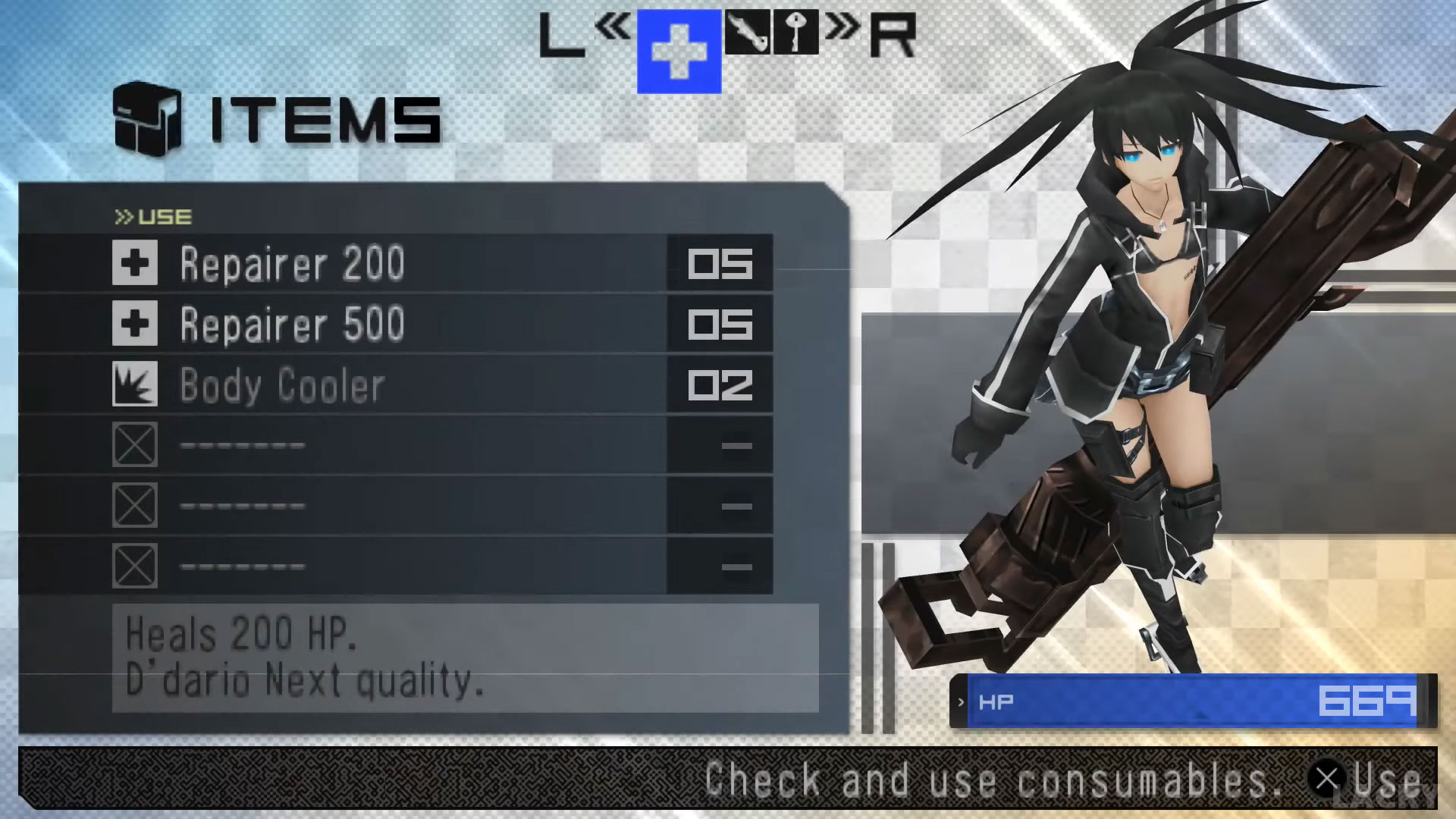 Скриншот из игры Black Rock Shooter: The Game - 14