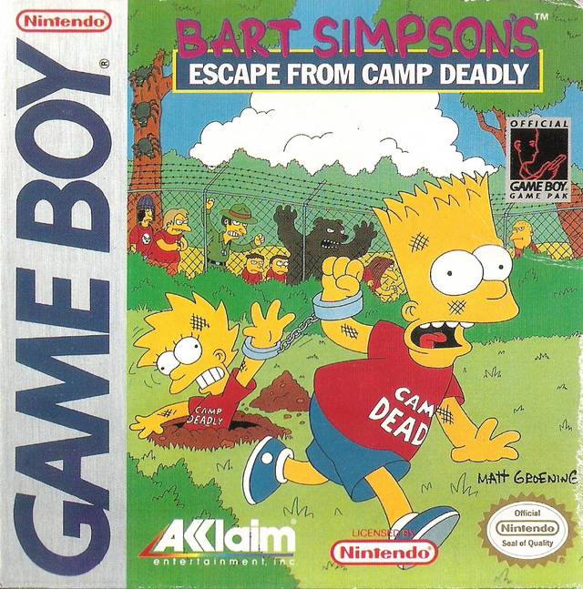 Обложка игры Bart Simpson's Escape from Camp Deadly
