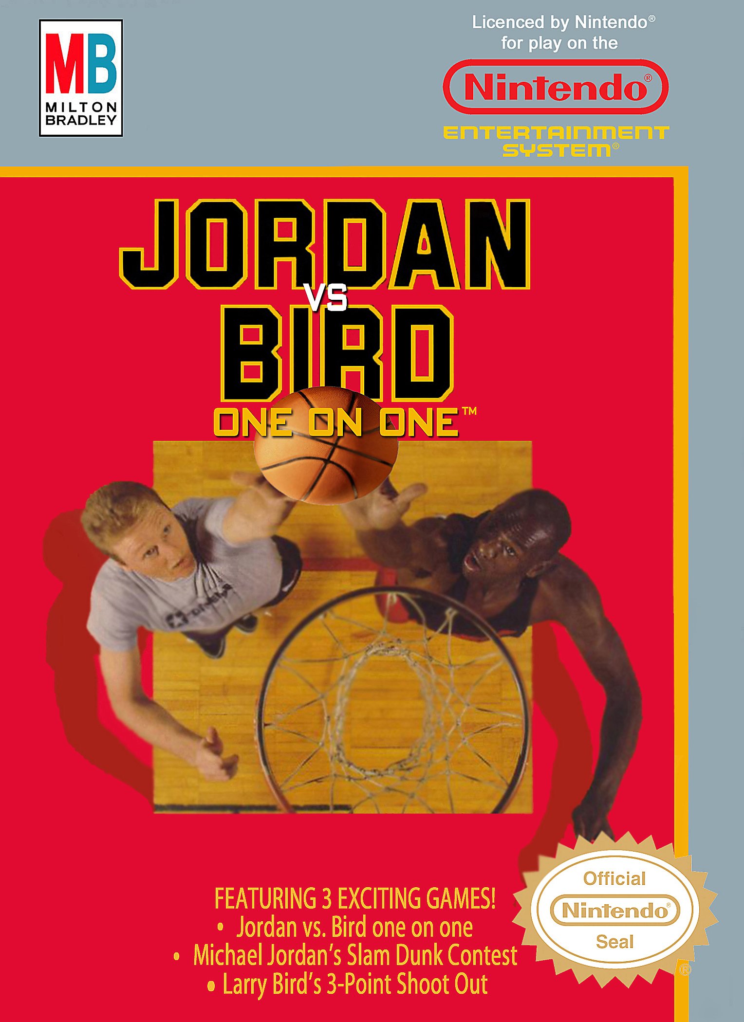 Обложка игры Jordan vs Bird: One on One