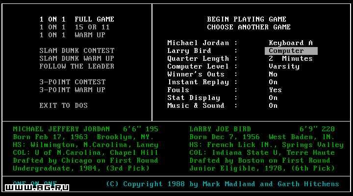 Скриншот из игры Jordan vs Bird: One on One - 10