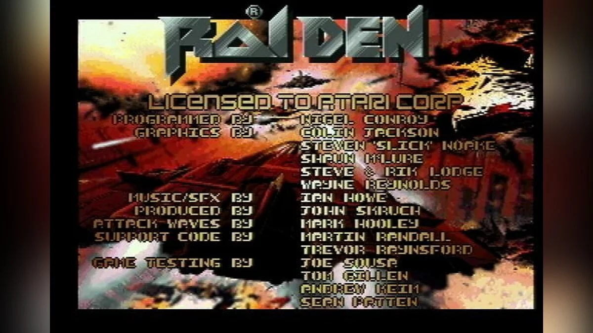 Скриншот из игры Raiden - 5