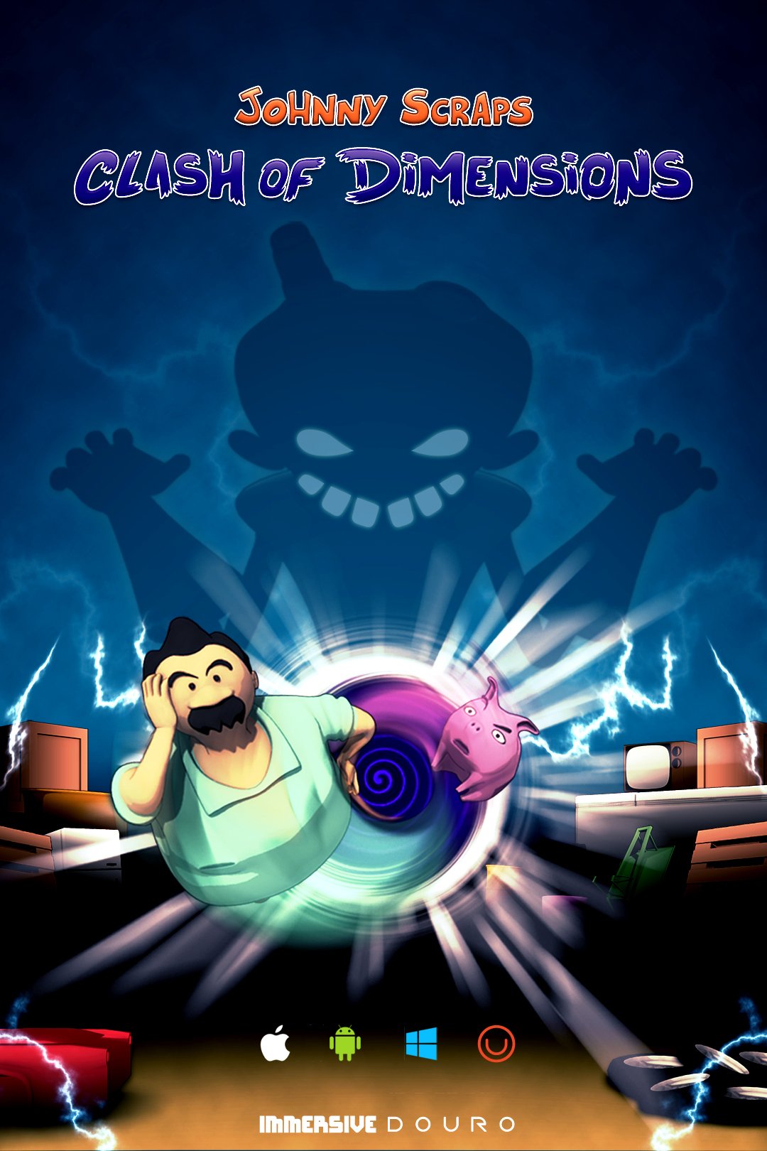 Обложка игры Johnny Scraps: Clash of Dimensions