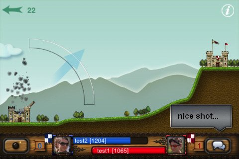 Скриншот из игры Online Artillery - 3