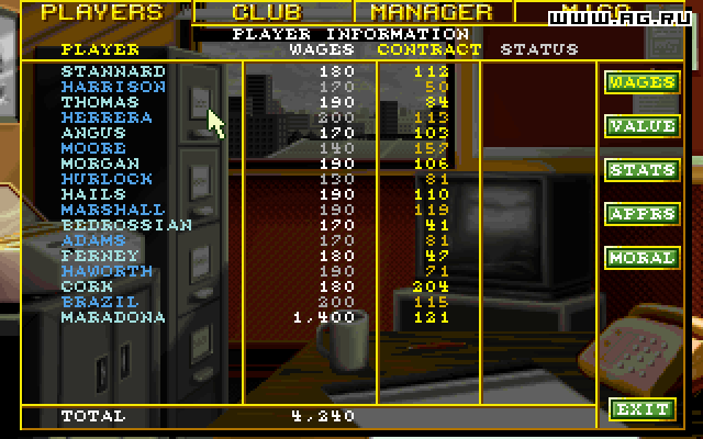 Скриншот из игры Ultimate Soccer Manager - 1