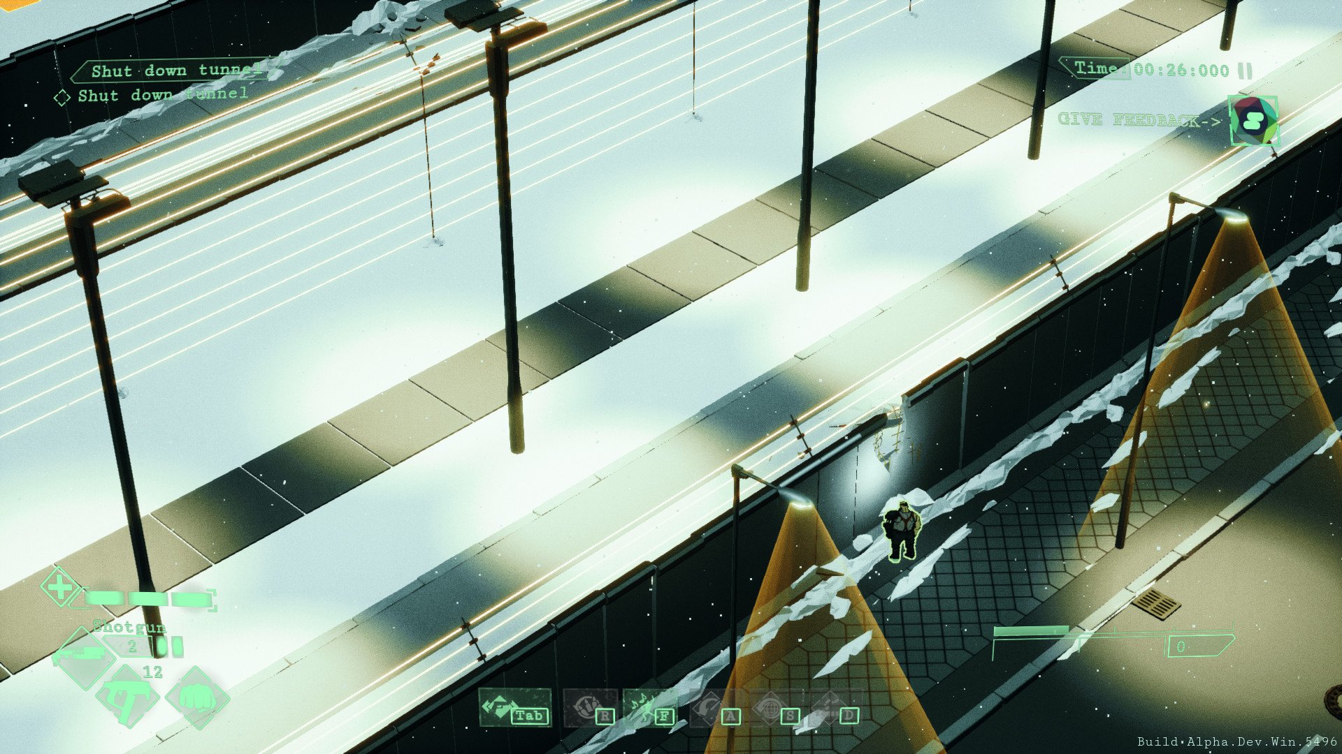 Скриншот из игры All Walls Must Fall - A Tech-Noir Tactics Game - 1