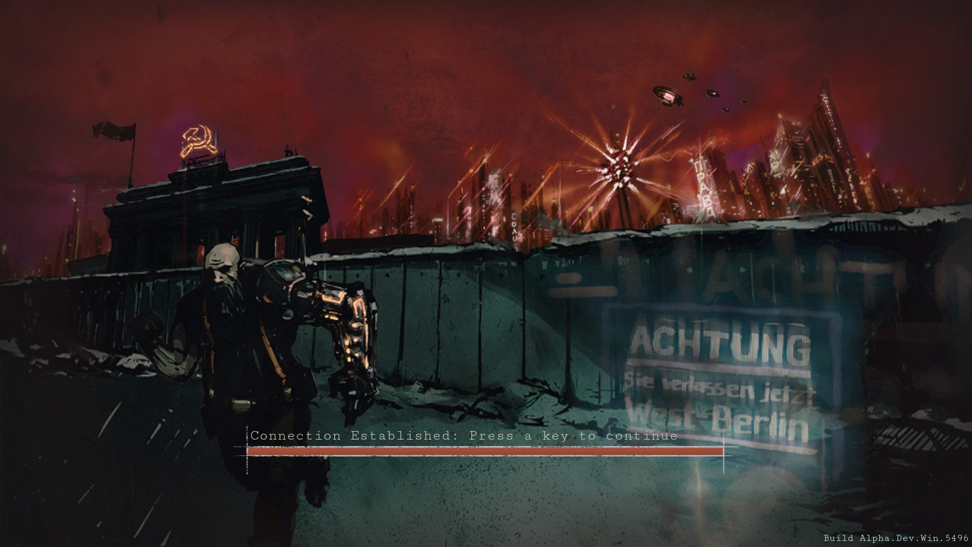 Скриншот из игры All Walls Must Fall - A Tech-Noir Tactics Game - 3