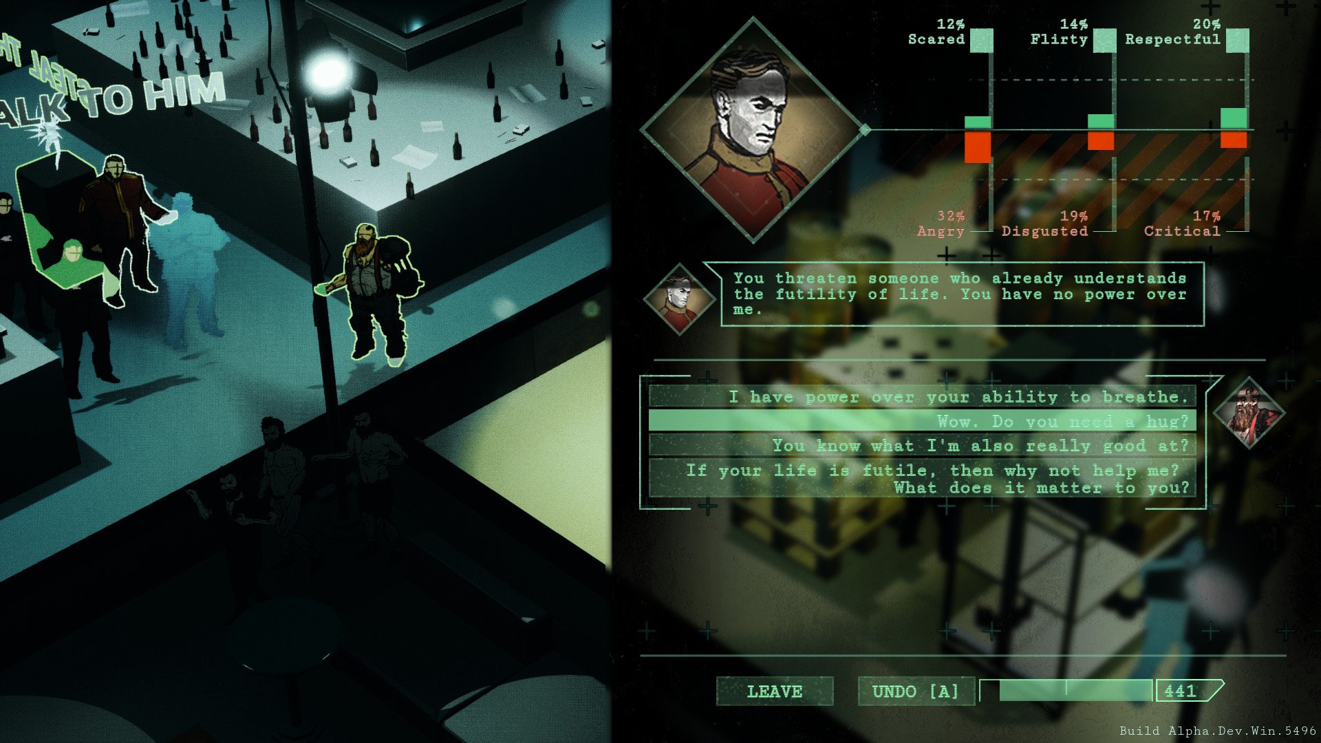 Скриншот из игры All Walls Must Fall - A Tech-Noir Tactics Game - 9