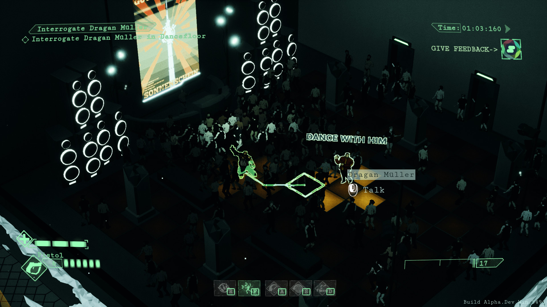 Скриншот из игры All Walls Must Fall - A Tech-Noir Tactics Game - 24