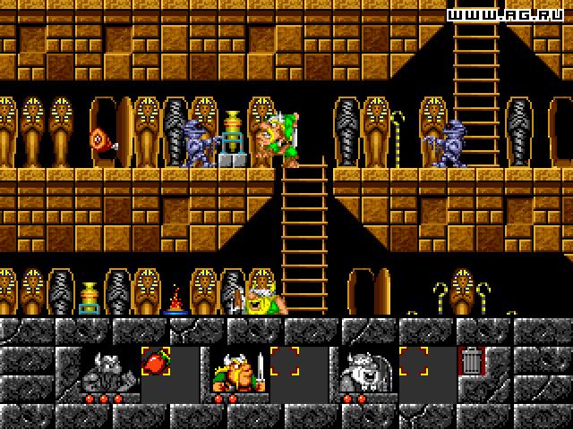 Скриншот из игры The Lost Vikings - 16