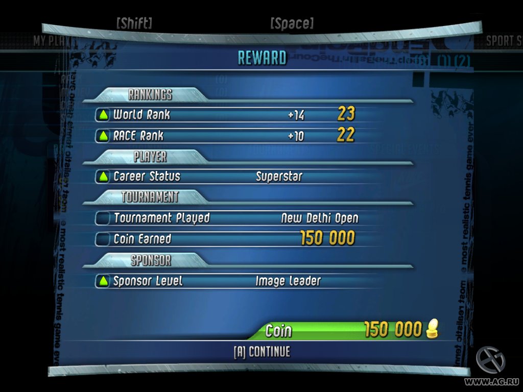 Скриншот из игры Top Spin 2 - 101