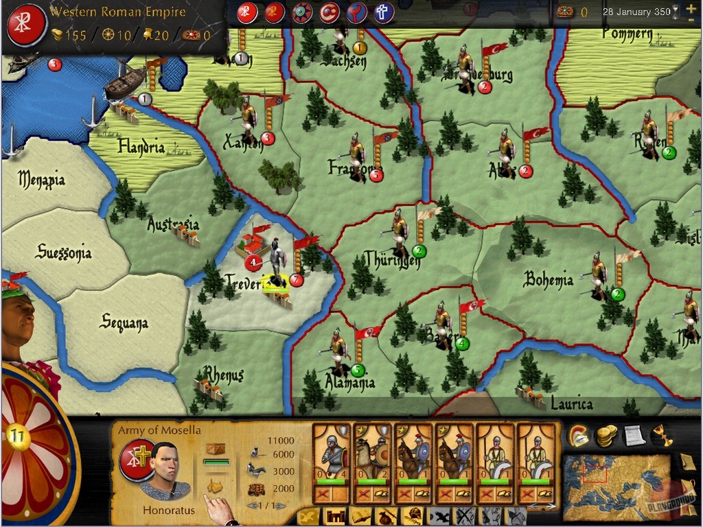 Скриншот из игры Great Invasions: The Darkages 350-1066 AD - 2