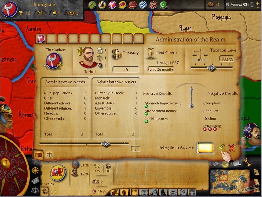 Скриншот из игры Great Invasions: The Darkages 350-1066 AD - 6