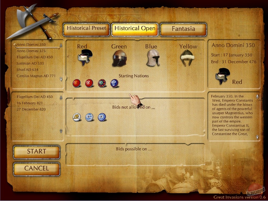 Скриншот из игры Great Invasions: The Darkages 350-1066 AD - 5