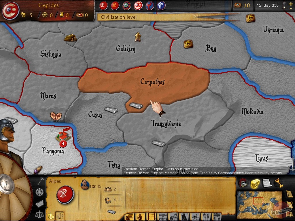 Скриншот из игры Great Invasions: The Darkages 350-1066 AD - 9