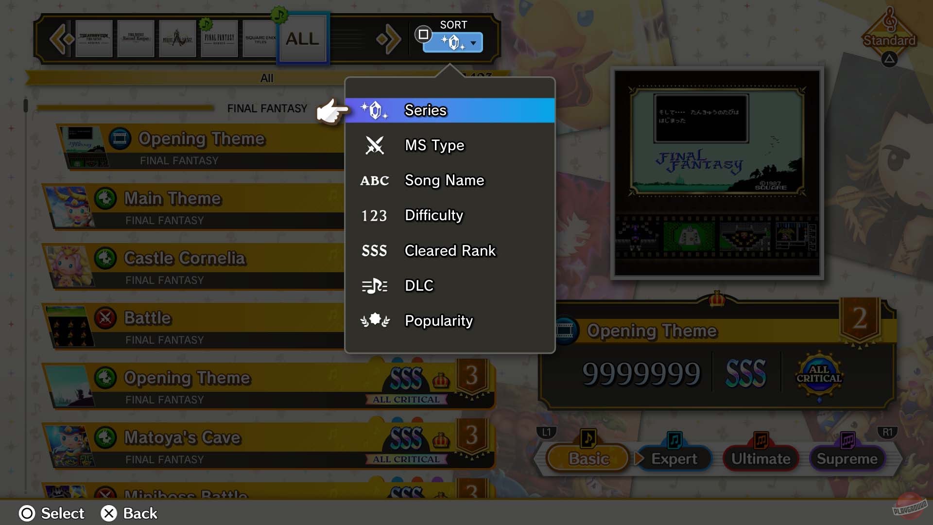 Скриншот из игры Theatrhythm: Final Bar Line - 63