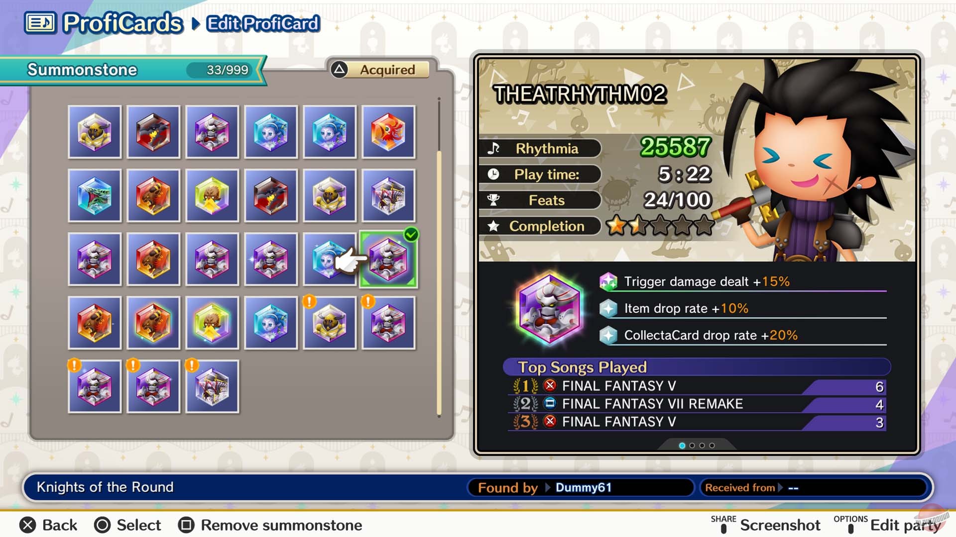 Скриншот из игры Theatrhythm: Final Bar Line - 43