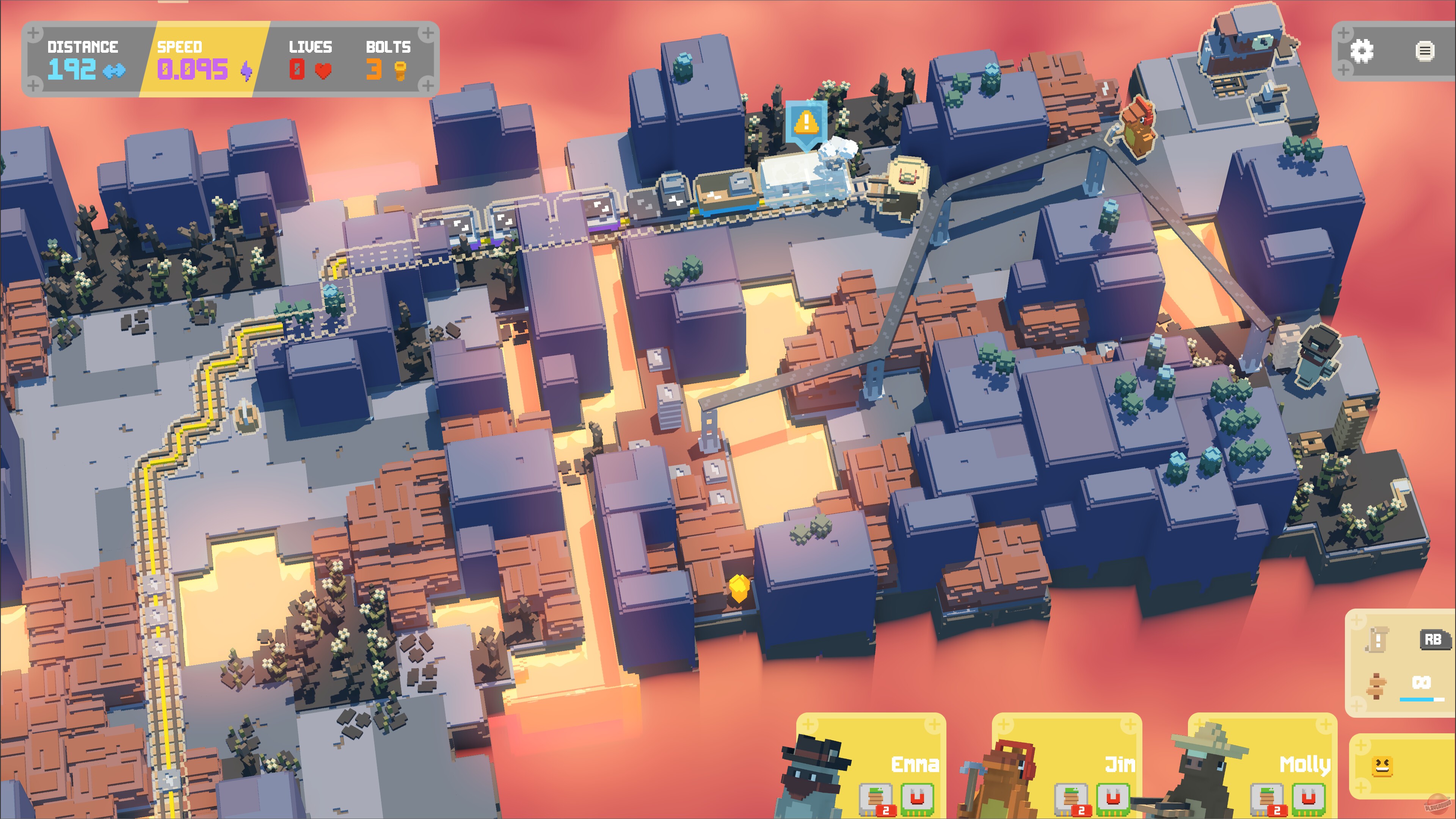 Скриншот из игры Unrailed 2: Back on Track - 3