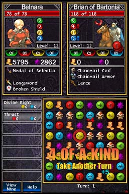 Скриншот из игры Puzzle Quest: Challenge of the Warlords - 24