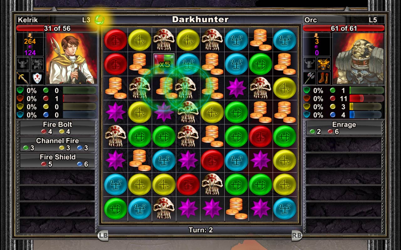 Скриншот из игры Puzzle Quest: Challenge of the Warlords - 25