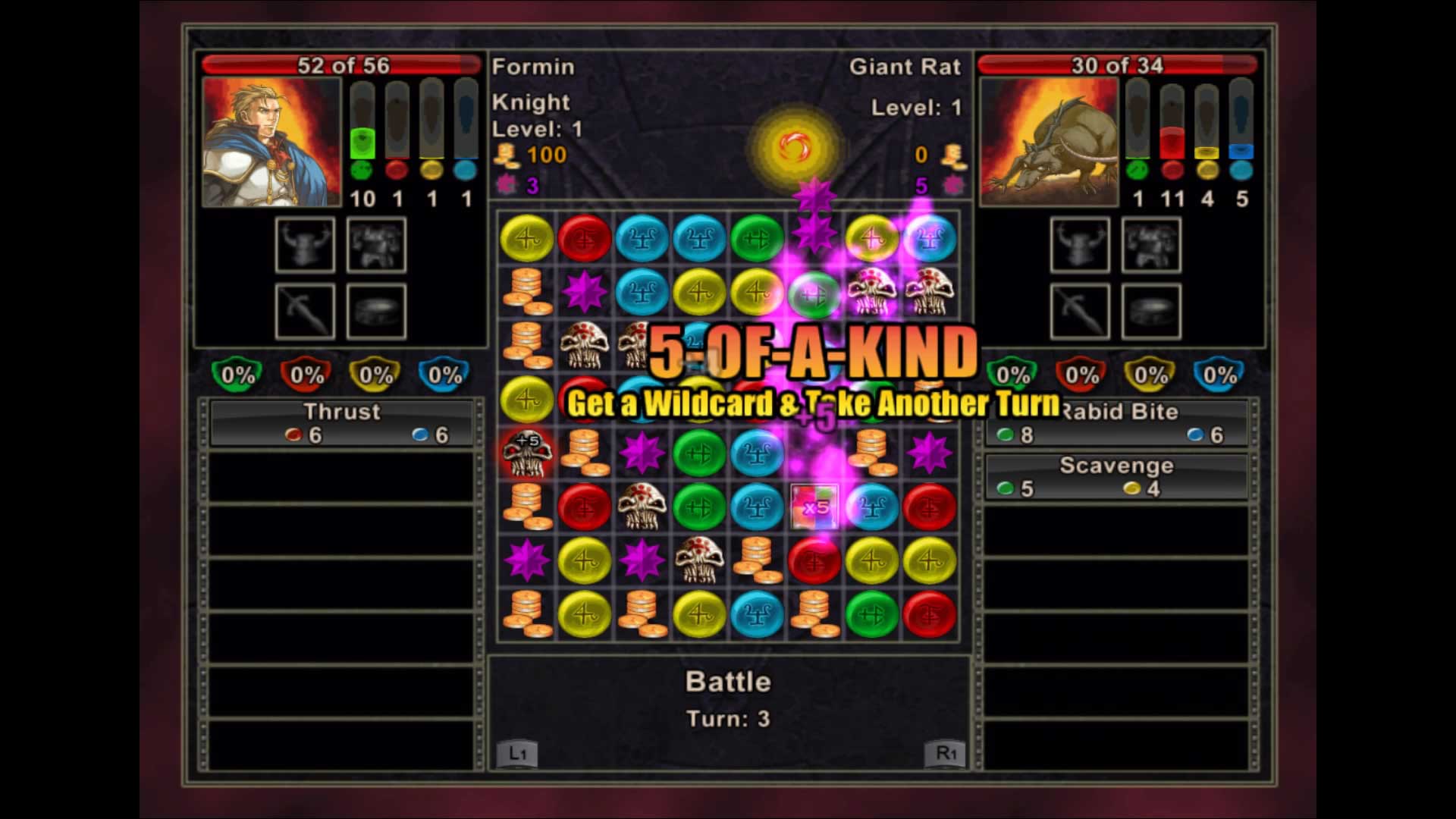 Скриншот из игры Puzzle Quest: Challenge of the Warlords - 49