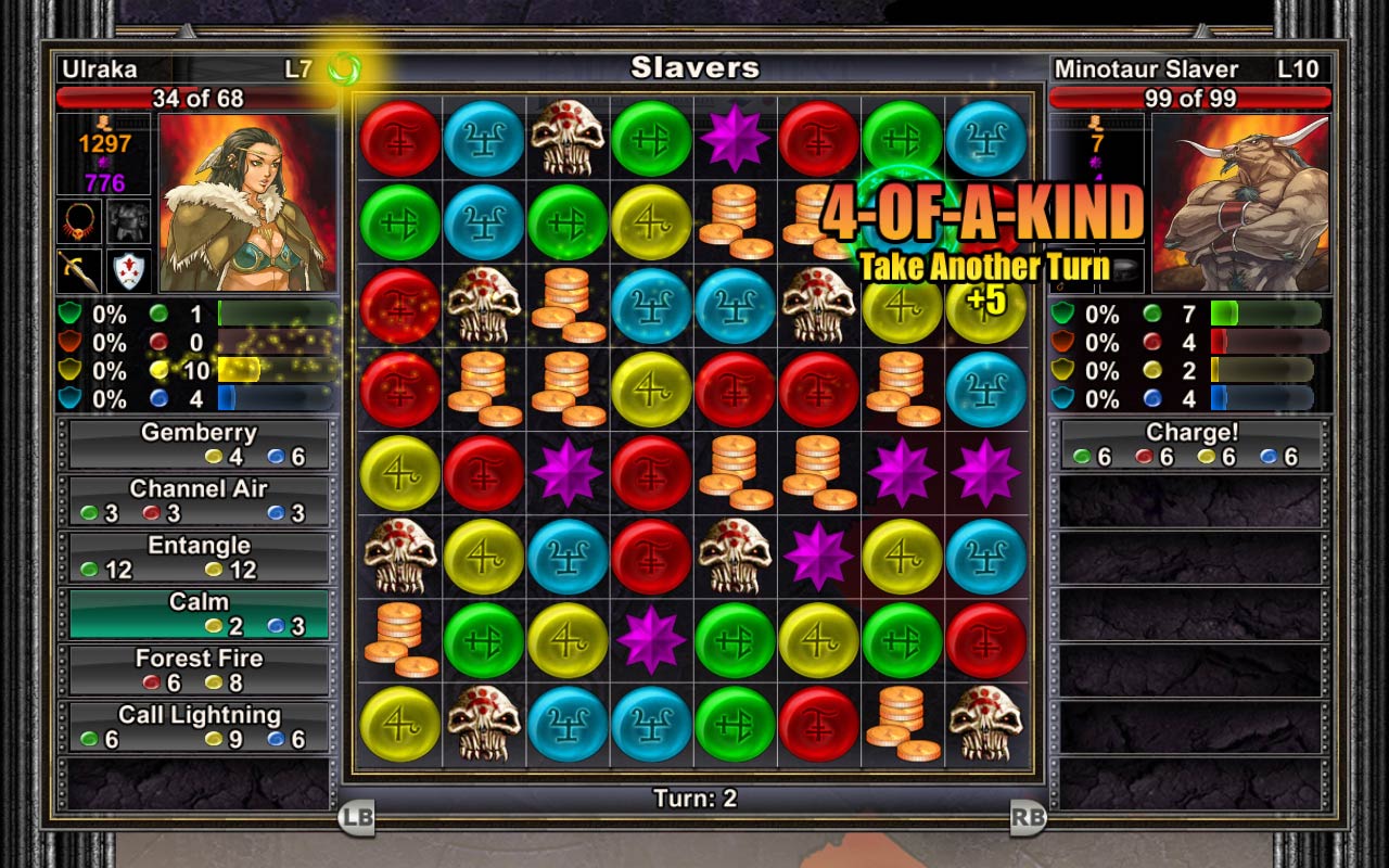 Скриншот из игры Puzzle Quest: Challenge of the Warlords - 5