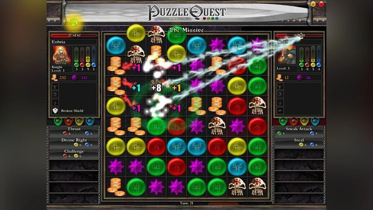 Скриншот из игры Puzzle Quest: Challenge of the Warlords - 27