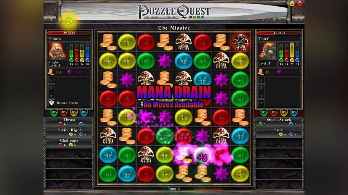 Скриншот из игры Puzzle Quest: Challenge of the Warlords - 23