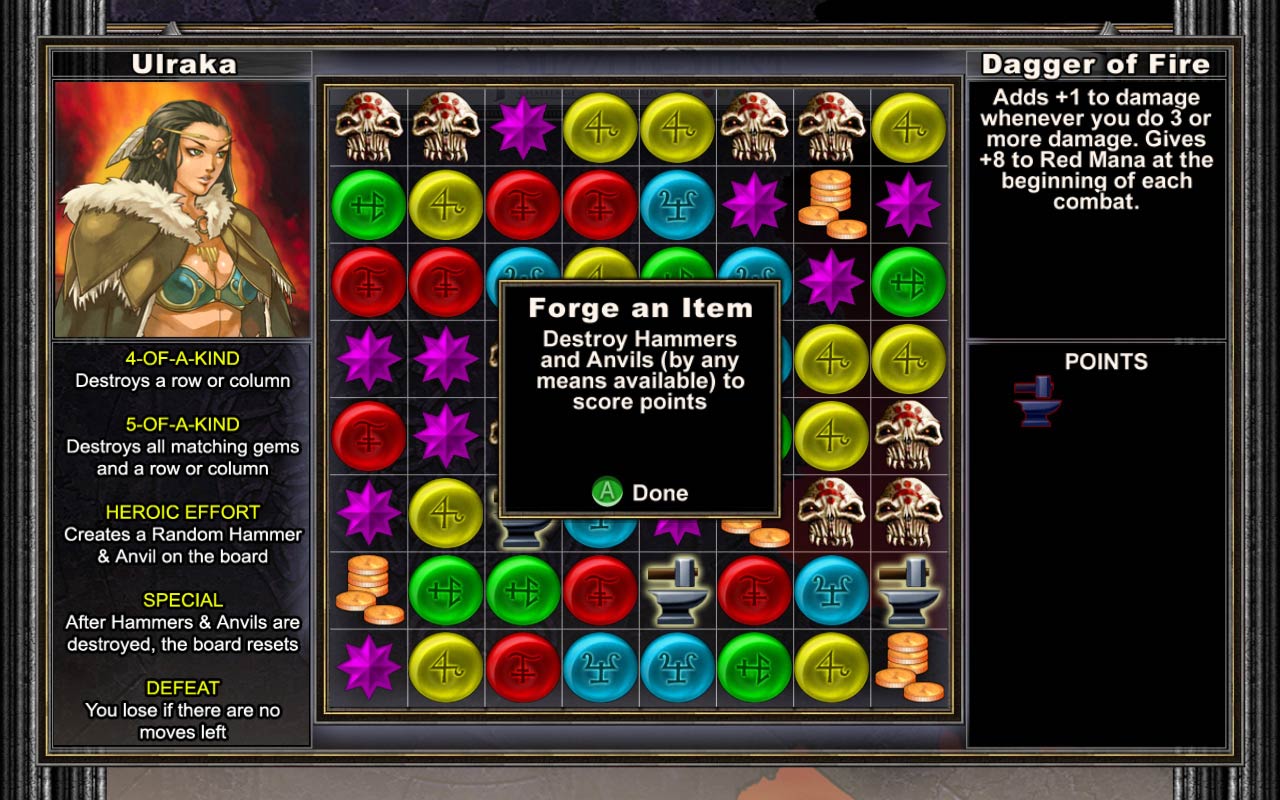 Скриншот из игры Puzzle Quest: Challenge of the Warlords - 1