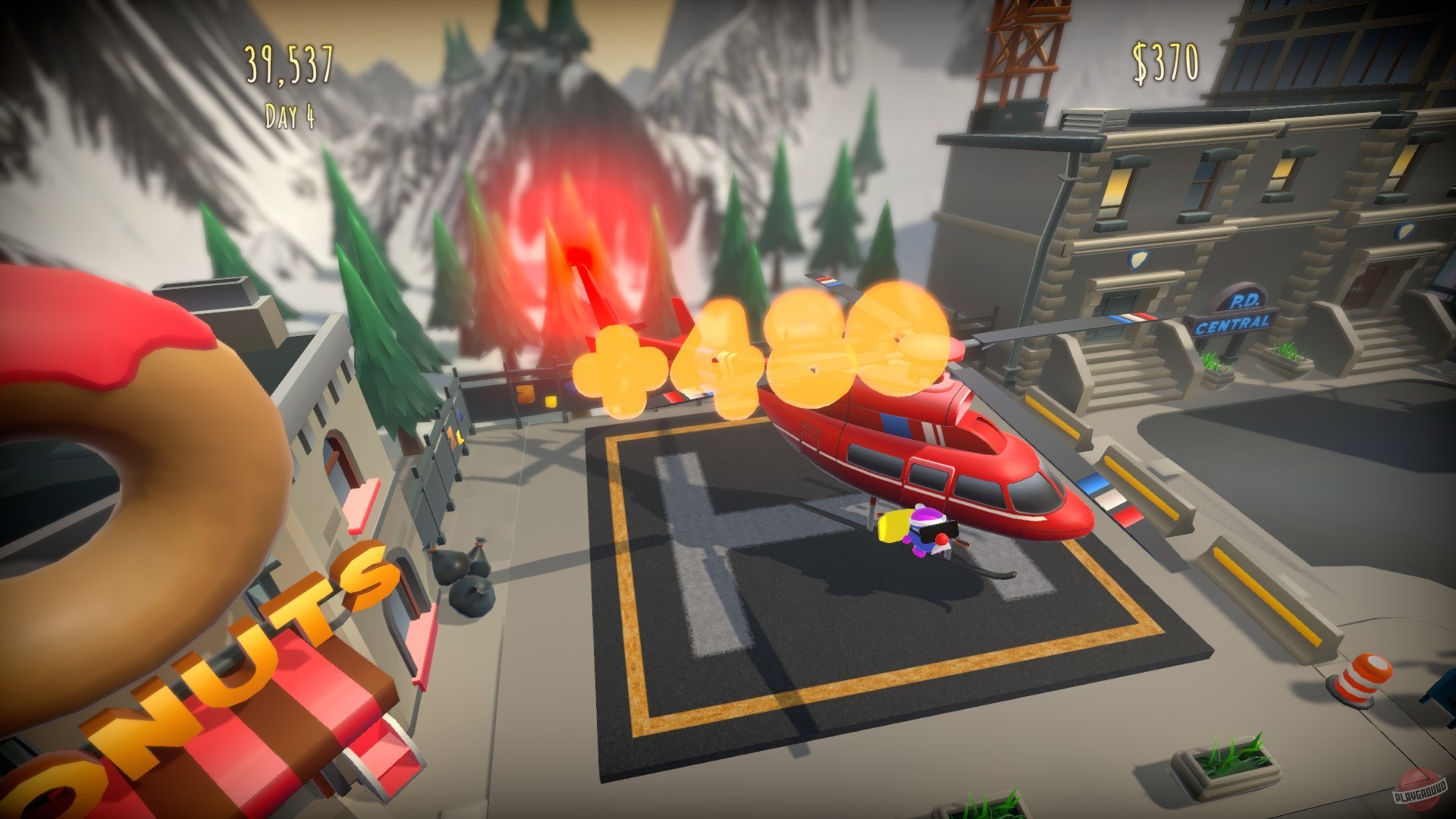 Скриншот из игры Horatio Goes Snowboarding - 7