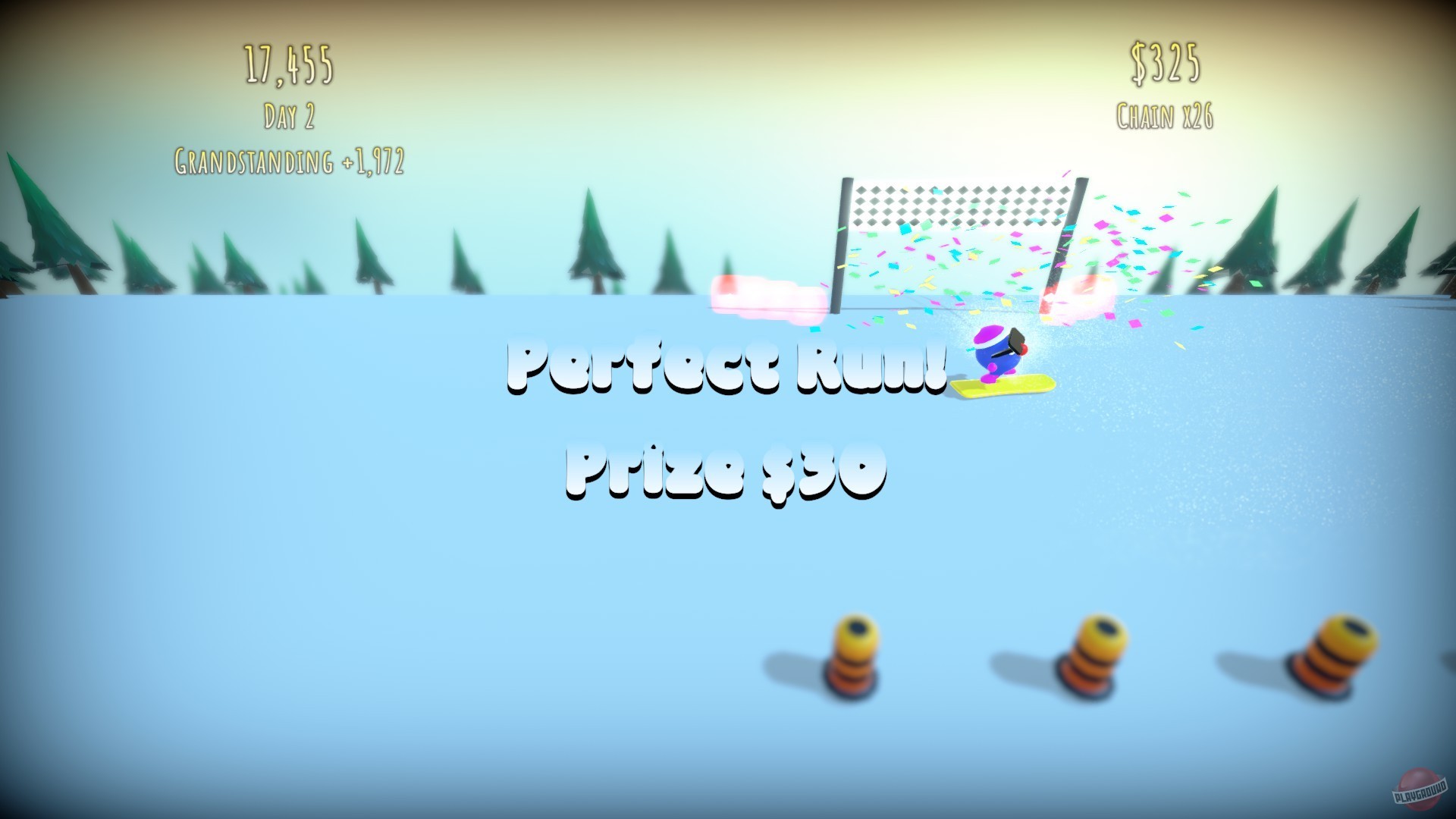 Скриншот из игры Horatio Goes Snowboarding - 3