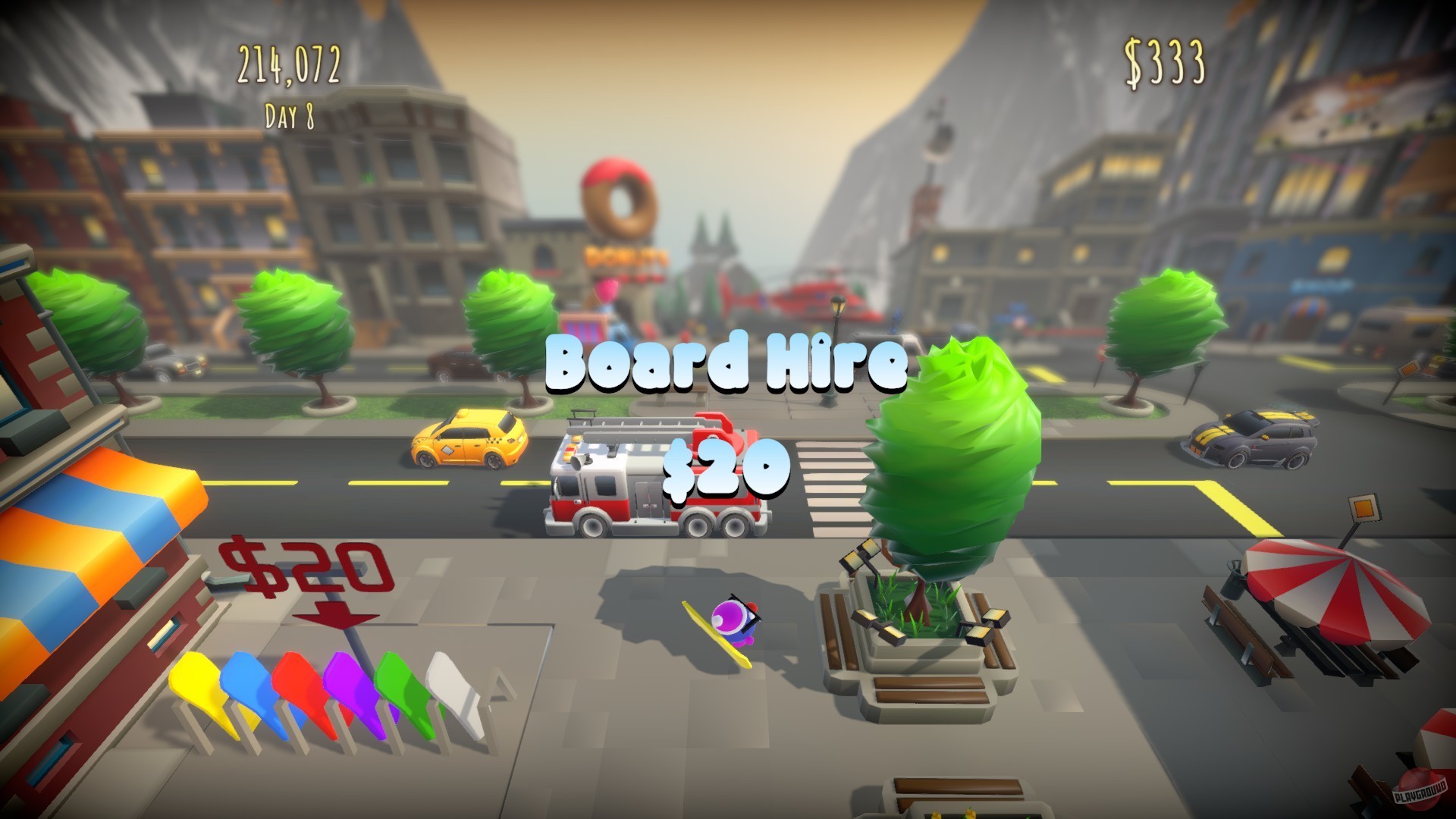 Скриншот из игры Horatio Goes Snowboarding - 10