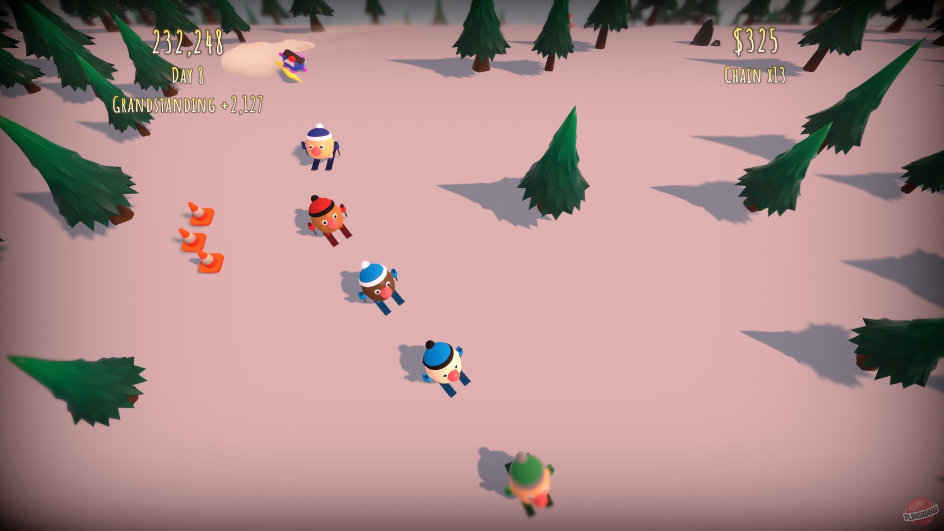 Скриншот из игры Horatio Goes Snowboarding - 6