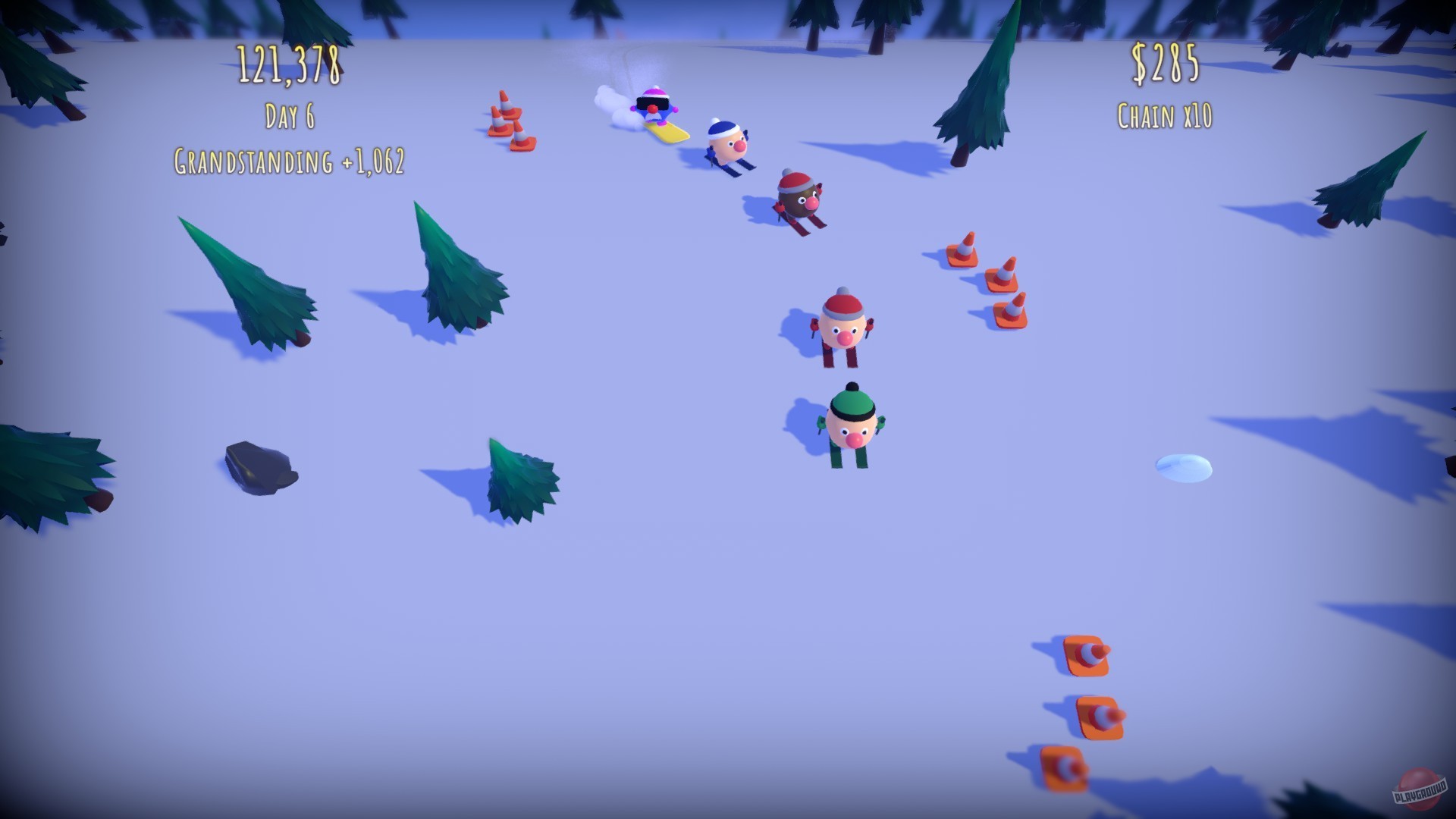 Скриншот из игры Horatio Goes Snowboarding - 4