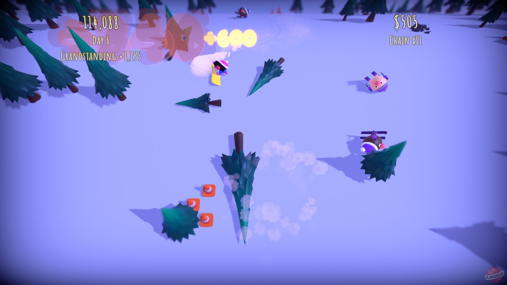 Скриншот из игры Horatio Goes Snowboarding - 9
