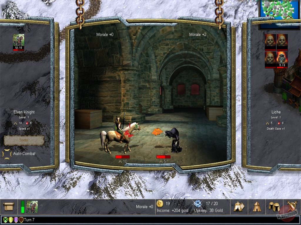 Скриншот из игры Warlords 4: Heroes of Etheria - 1