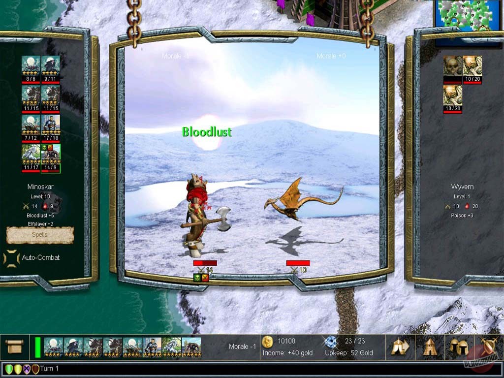 Скриншот из игры Warlords 4: Heroes of Etheria - 2