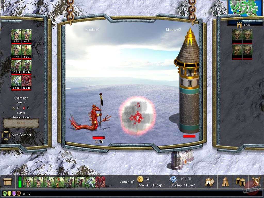 Скриншот из игры Warlords 4: Heroes of Etheria - 3