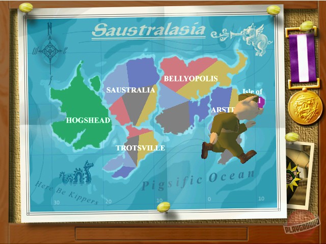 Скриншот из игры Hogs of War - 36