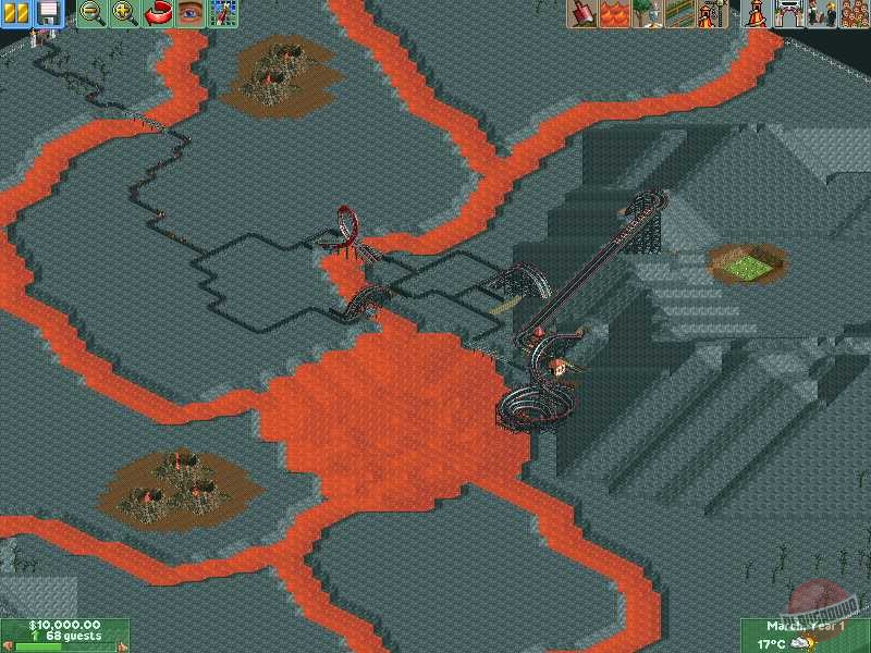 Скриншот из игры RollerCoaster Tycoon 2 - 15