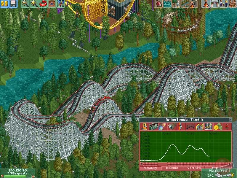 Скриншот из игры RollerCoaster Tycoon 2 - 3