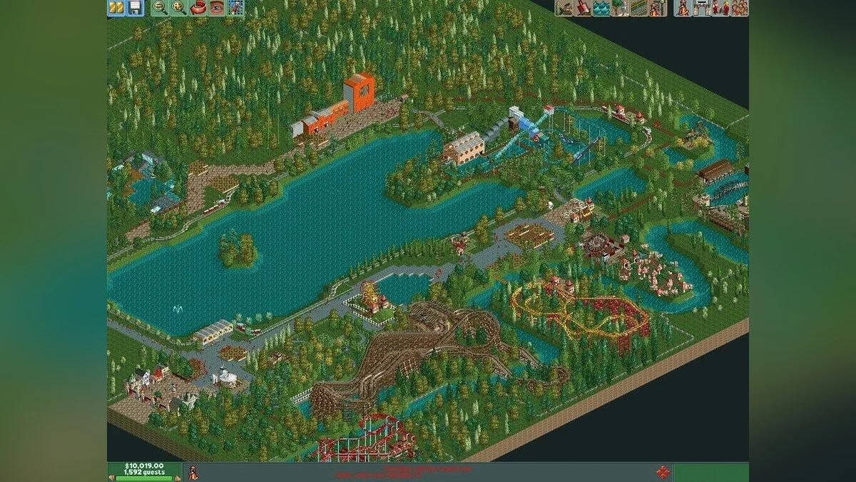 Скриншот из игры RollerCoaster Tycoon 2 - 6