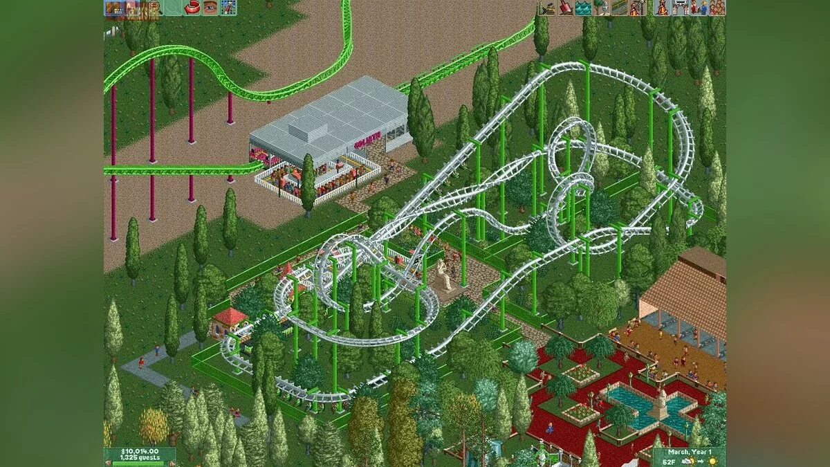 Скриншот из игры RollerCoaster Tycoon 2 - 17