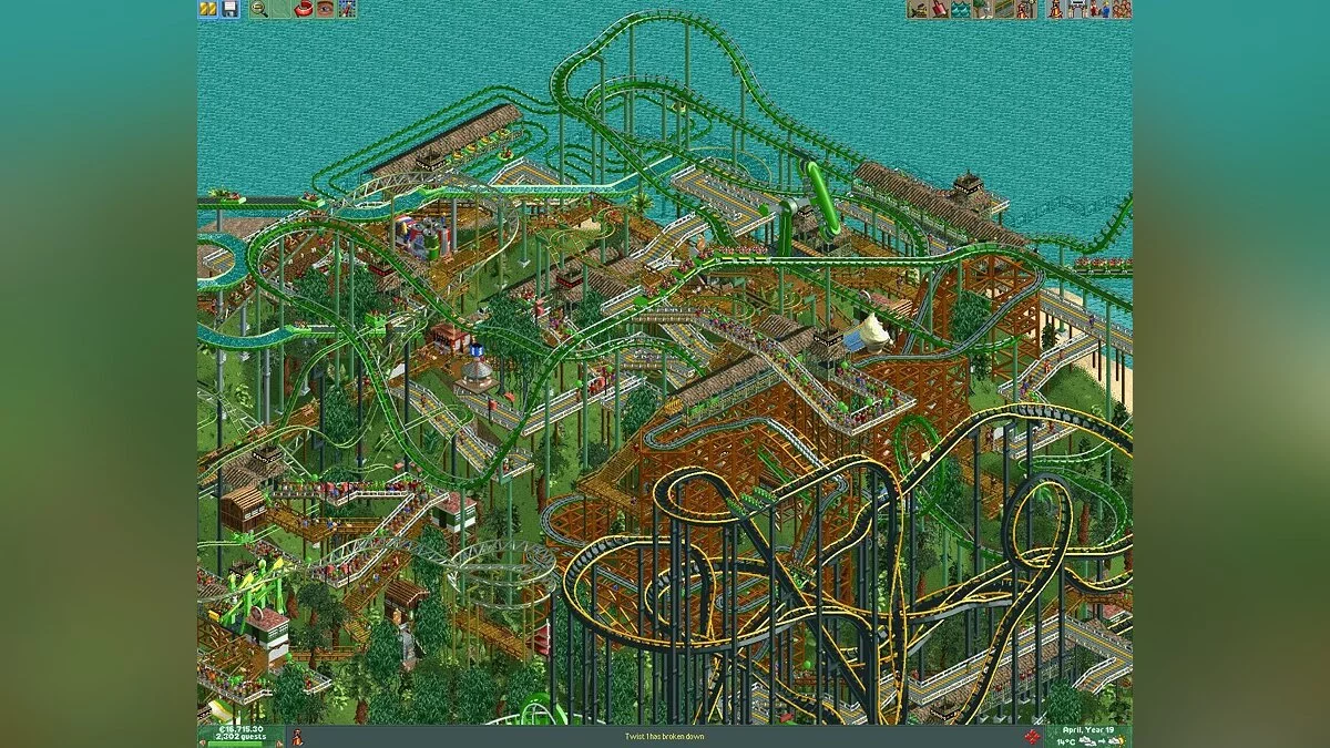 Скриншот из игры RollerCoaster Tycoon 2 - 8