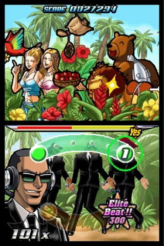 Скриншот из игры Elite Beat Agents - 1