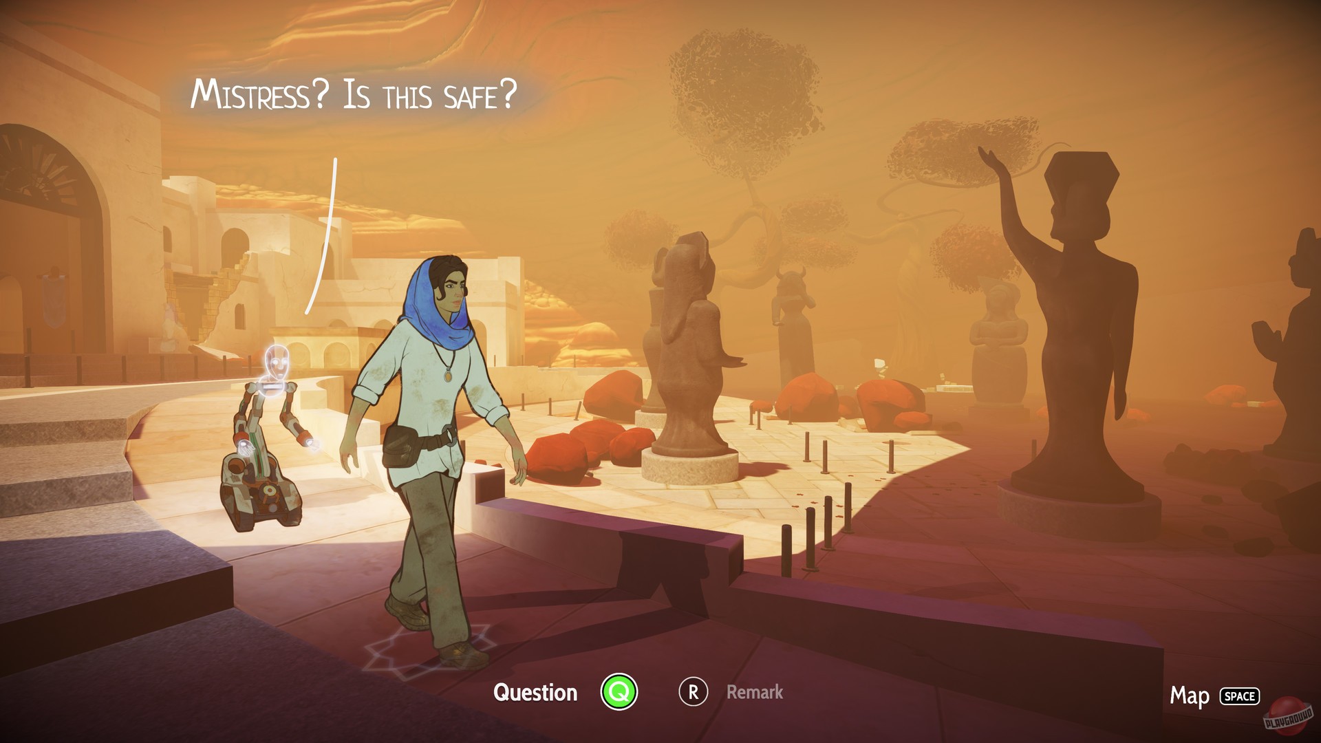 Скриншот из игры Heaven's Vault - 22
