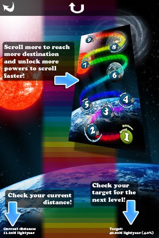 Скриншот из игры Rainbow Scroller - 2